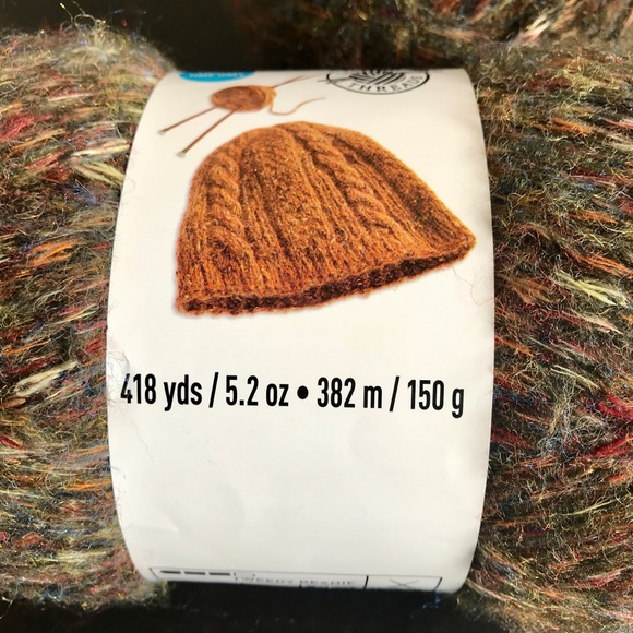 Loops & Threads Cozy Wool Tweed in Forest Green - Picture 5 of 8